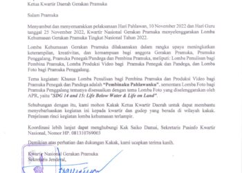 Kwarnas Minta Dukungan Ketua Kwarda Bantu Menyebarluaskan Lomba Kehumasan