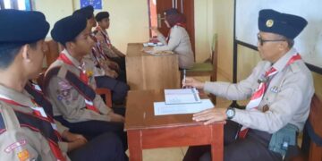 Lolos Uji Kecakapan, Calon Pramuka Garuda SMP IT Baitul Muslim Way Jepara Siap Dikukuhkan