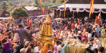 Pramuka UAD Ikuti Kirab Budaya di Desa Kepek, Ungkapan Rasa Syukur