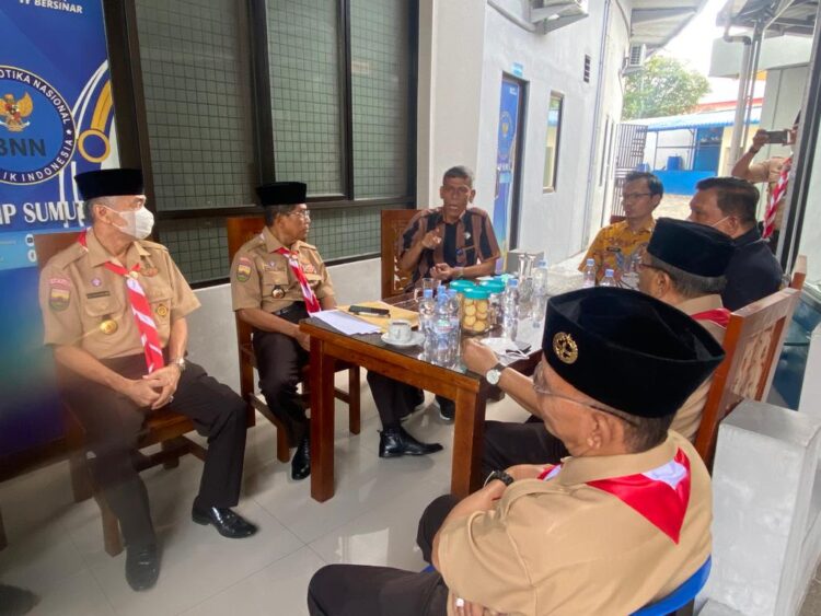 Jelang Kirab Tangkal Napza 2022, Ka Kwarda Sumut Beserta Jajaran Lakukan Kunjungan ke BNNP Sumut