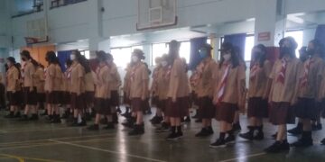 Gudep Pangkalan Santo Yakobus Gelar Latihan LKBB