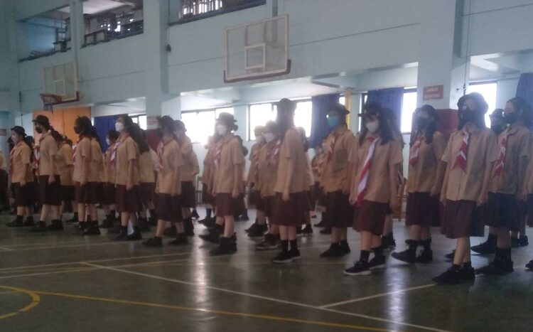 Gudep Pangkalan Santo Yakobus Gelar Latihan LKBB