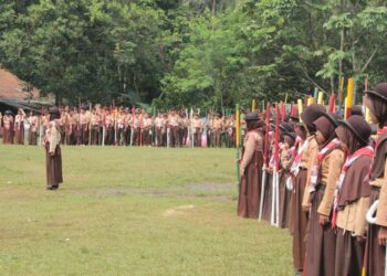 1.243 Pramuka Penggalang Ikuti Jamran Cigudeg Kabupaten Bogor