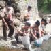 Kwarran Kebasen Gelar Aksi Lingkungan Berupa Tebar Benih Ikan