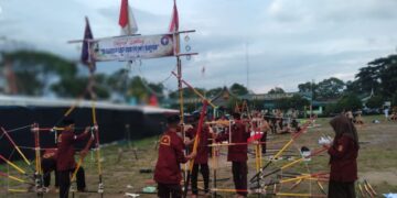 Ramaikan Peringatan Hari Pramuka ke-61, Kodim 0304/Agam Gelar Lomba Pramuka