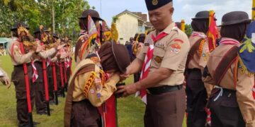 Gudep Pangkalan SMPN 1 Wangon Raih Berprestasi Tinggi Pada LT II Kwarran Wangon