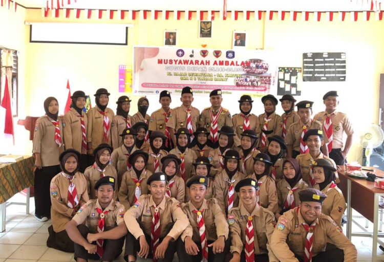 Gudep Pangkalan SMA 6 Tanjab Barat Gelar Musyawarah Ambalan