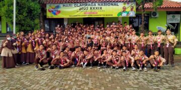 116 Pramuka Kwarran Cigombong Dikukuhkan Menjadi Pramuka Garuda