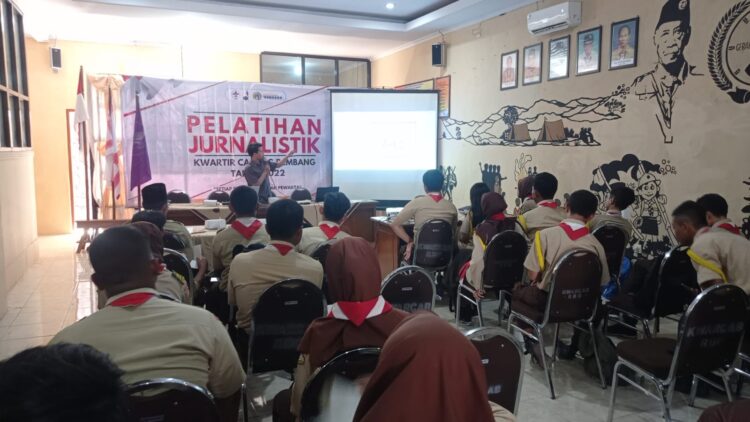 Kwarcab Rembang Gelar Pelatihan Jurnalistik Bertajuk Setiap Pramuka Adalah Pewarta