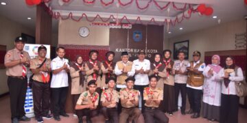 Wakil Walikota Sawahlunto Lepas Pramuka Sawahlunto Ikuti Peransaka Nasional ke Bangka Belitung
