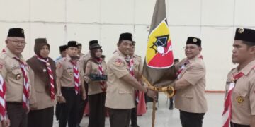 Kwarda Sumbar Lepas Kontingen Pramuka Peran Saka Nasional ke Bangka Belitung