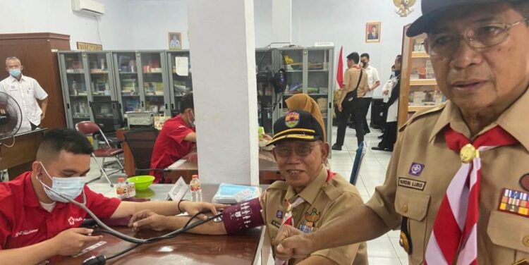 Rangkaian Agenda Bulan Bakti Pramuka 2022, Kwardasu Gelar Donor Darah