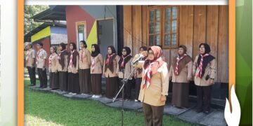 Gudep Pengkalan SMPN 4 Cileungsi Gelar Kemah Blok