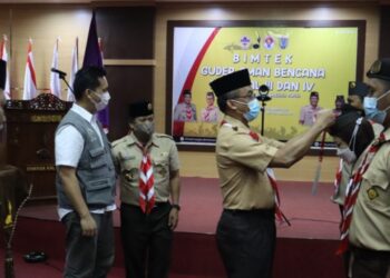 Bimtek Gudep Aman Bencana Regional III dan IV, Ketua Kwarnas : Pramuka Harus Terus Dibekali dalam Menghadapi Ancaman Bencana