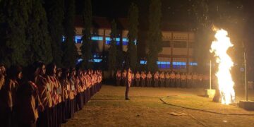 Pramuka SMA Negeri 2 Ngawi Gelar Penerimaan Tamu Ambalan, Diikuti oleh Ratusan Peserta