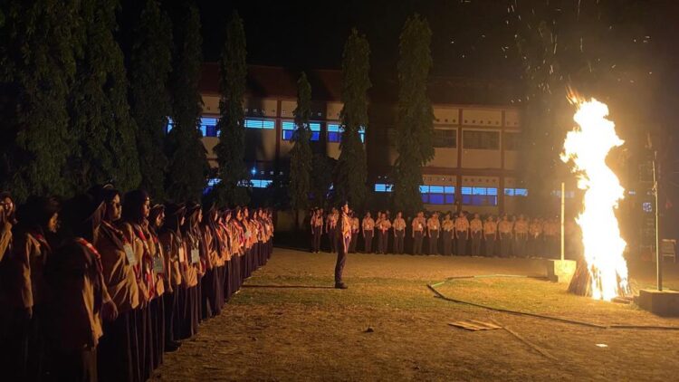 Pramuka SMA Negeri 2 Ngawi Gelar Penerimaan Tamu Ambalan, Diikuti oleh Ratusan Peserta