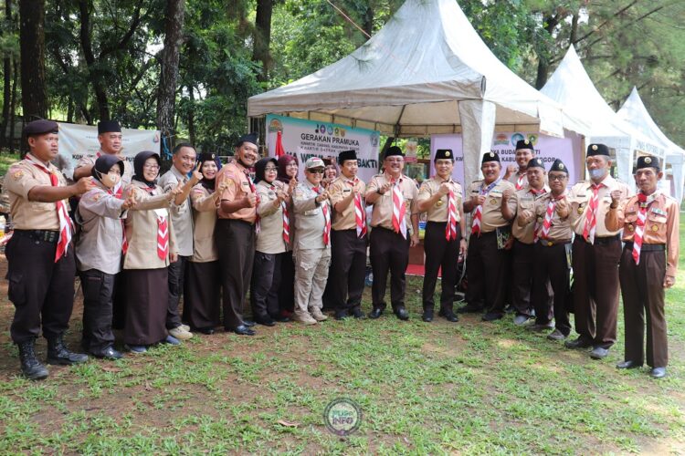 Ciptakan Generasi Muda yang Miliki Daya Saing, Kwarcab Kabupaten Bogor Gelar Peran Saka