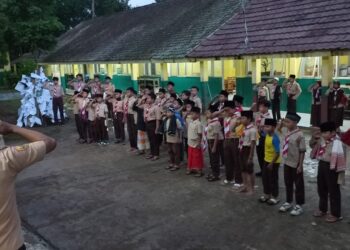 Pramuka Penggalang Sdn Cipicung 04 Cijeruk Bogor Gelar Perjusa