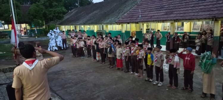 Pramuka Penggalang Sdn Cipicung 04 Cijeruk Bogor Gelar Perjusa
