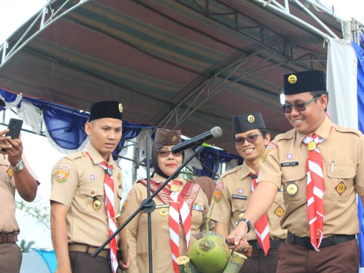 Waka Binamuda Kwarcab Kabupaten Bogor Hadiri Jambore Ranting Cibungbulang
