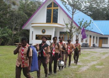 Kwarcab Jayawijaya Selenggarakan Kemah Bakti