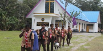 Kwarcab Jayawijaya Selenggarakan Kemah Bakti