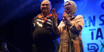 Kemeriahan Malam Selamat Datang Warga Perkemahan Peran Saka Nasional 2022