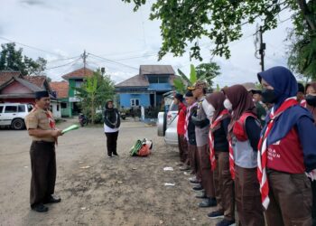 Kwarran Jasinga Lepas Peserta Peran Saka Cabang Kabupaten Bogor Tahun 2022