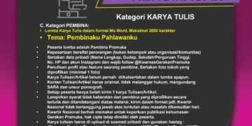 Mari Ikuti Lomba PENULISAN Bagi Pembina Pramuka
