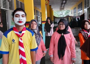 Ketua Kwarcab Tanah Datar Kunjungi Kegiatan Perjusami Gudep SLBN Lima Kaum