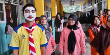 Ketua Kwarcab Tanah Datar Kunjungi Kegiatan Perjusami Gudep SLBN Lima Kaum