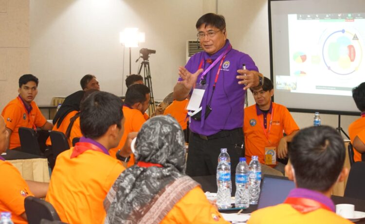 Mr. Broderick Train di Humanitarian Action Capacity Building Training