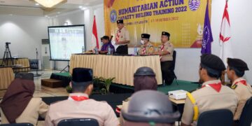 Ketua Kwarnas Imbau Jalin Kerjasama Yang Baik Dengan Lembaga Terkait Dalam Menanggulangi Bencana