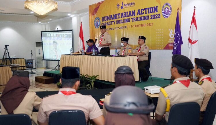 Ketua Kwarnas Imbau Jalin Kerjasama Yang Baik Dengan Lembaga Terkait Dalam Menanggulangi Bencana