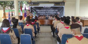 Ketua Kwarcab Lepas Kontingen Cilacap Ikuti Peransaka Daerah Jawa Tengah