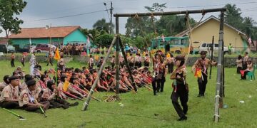 Gebyar Pramuka Ma’arif Banyumas Ramaikan Peringatan Hari Santri