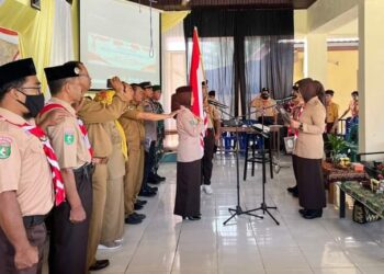 Ketua Kwarcab Berau Lantik Pengurus Mabiran Gunung Tabur