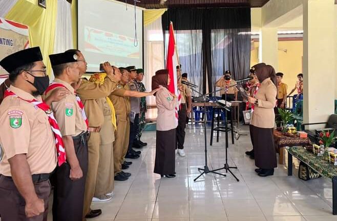 Ketua Kwarcab Berau Lantik Pengurus Mabiran Gunung Tabur