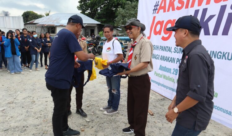 Pramuka Ambon Dukung Kegiatan Anak Muda Jaga Iklim