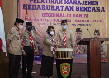 Kwarnas Adakan Pelatihan Manajemen Kedaruratan Bencana Region Indonesia Timur