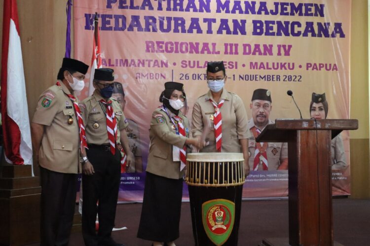 Kwarnas Adakan Pelatihan Manajemen Kedaruratan Bencana Region Indonesia Timur