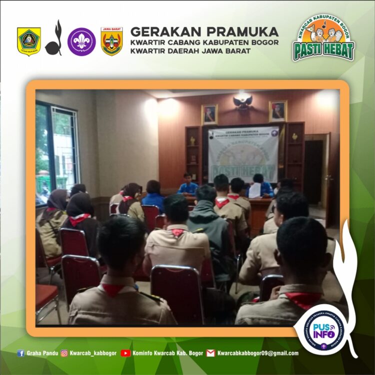 Kwarran Leuwisadeng Kirim Utusan Ikuti Penyegaran Calon Kader Tim Media Kwarcab Bogor