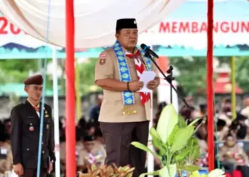 Lima Pesan Gubernur Lampung pada Apel Besar Hari Pramuka ke-61 Tingkat Daerah
