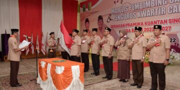 Lantik Mabicab Kuantan Singingi, Ketua Kwarda Riau Ingatkan Peran dan Fungsi