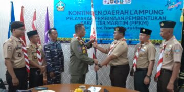 8 Anggota Saka Bahari Lampung Ikuti PPKM Sail Tidore 2022