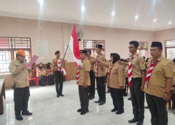 Wujudkan Pramuka Peduli, Kwarcab Padang Pariaman Gelar Diklatsar Brigade Rescue Pramuka