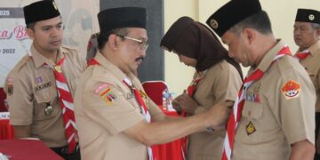 Ketua Kwarcab Purbalingga Lantik Camat Kemangkon menjadi Kamabiran