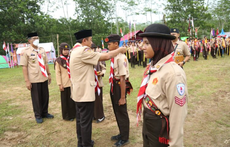 Bupati Cilacap Resmi Membuka Lomba Tingkat III Regu Pramuka Penggalang