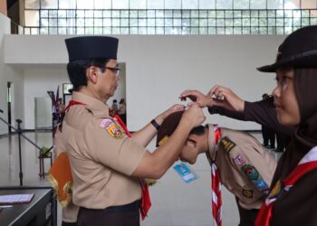 Kak Agus Ridho Membuka Kegiatan Dianpinsat Kwarcab Bogor