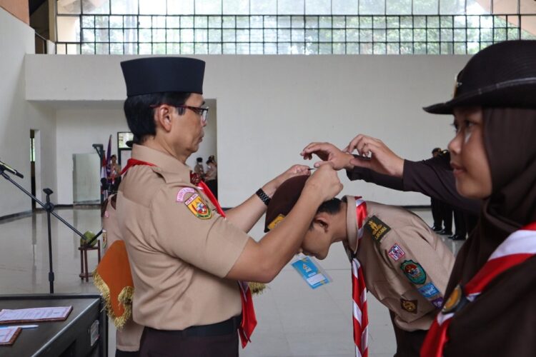 Kak Agus Ridho Membuka Kegiatan Dianpinsat Kwarcab Bogor